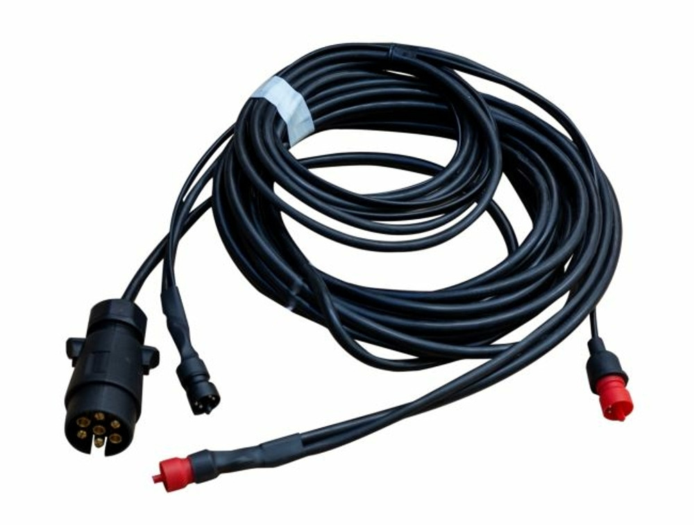 Paraurti fisso in ferro pre-zincato 1600 mm con fanali posteriori e luce targa 12V Alogeni - Ama