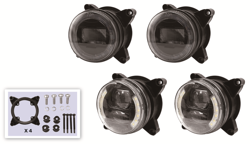 Kit Proiettori LED compatibili con Fendt, Massey Ferguson, Claas, Renault, Valmet & Valtra - Ama