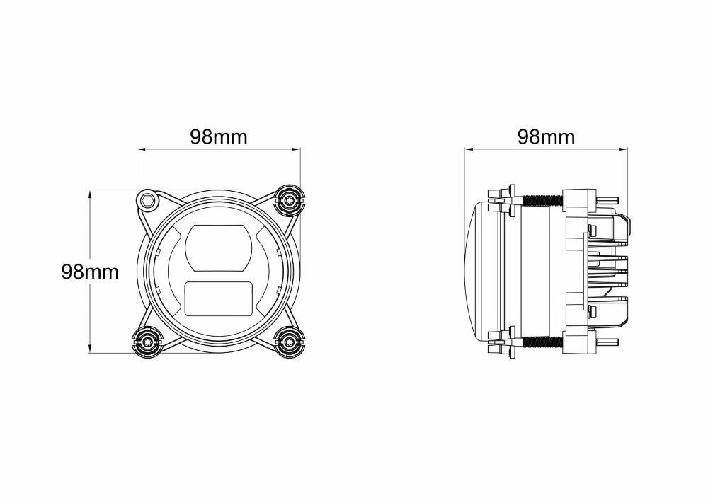 Kit Proiettori LED compatibili con Fendt, Massey Ferguson, Claas, Renault, Valmet & Valtra - Ama
