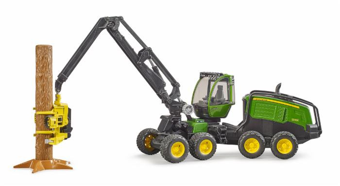 Bruder john deere harvester 1270 g con tronchi - Bruder