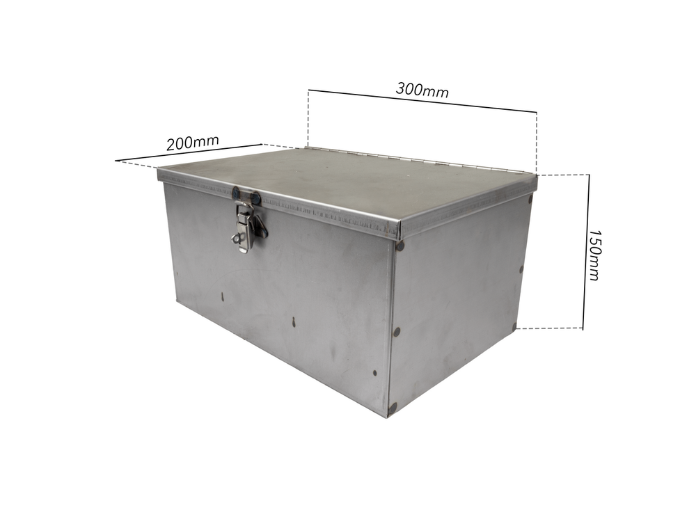 Cassetta porta attrezzi in lamiera 300x200x150mm - Ama