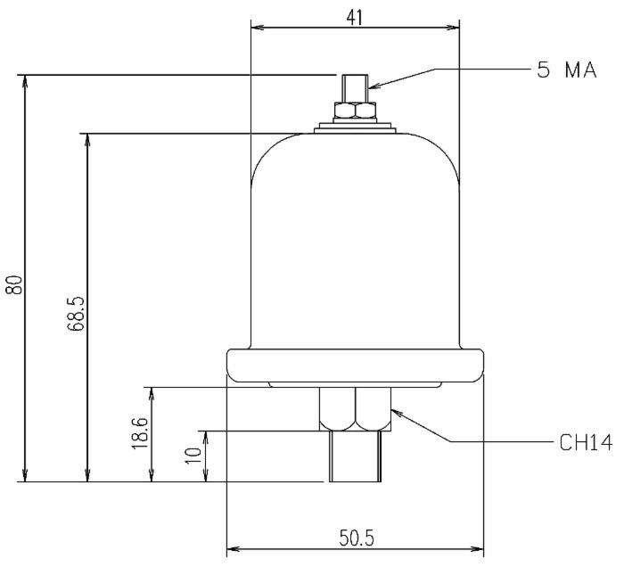 Pressostato olio motore 1 polo - Ama