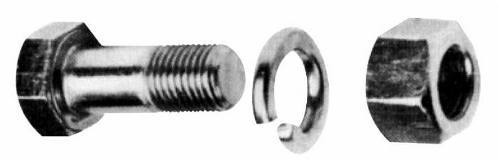 Bullone testa esagonale 8x30x1,25 - Ama