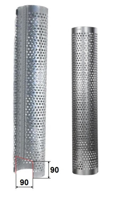 Griglia antiscottatura Ø 130 mm x h 830 mm + Ø 78 mm x h 443 mm - No brand