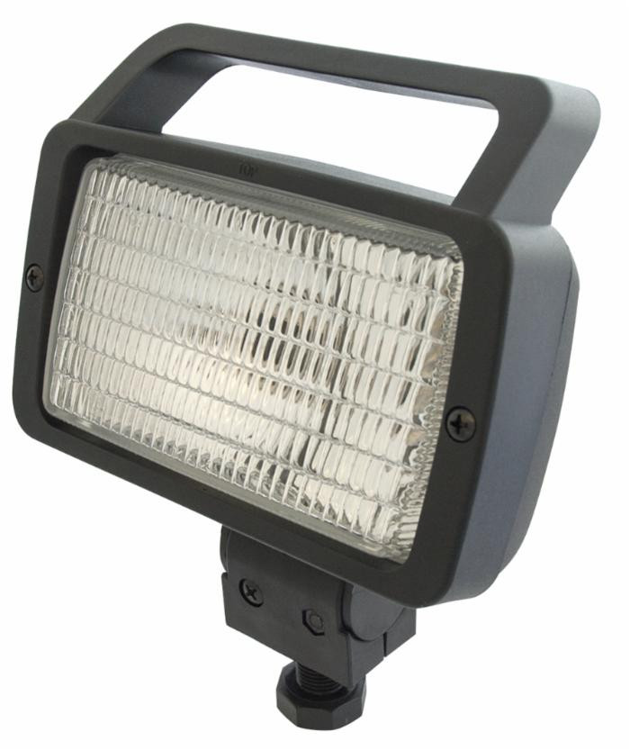 Faro da lavoro alogeno rettangolare ad ampio raggio 55-70W 156x92x85mm IP55 - Ama