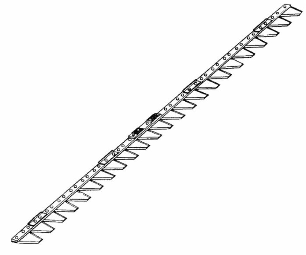 Lama falciatrice 23 sezioni lunghezza 1,15m compatibile BCS - Ama