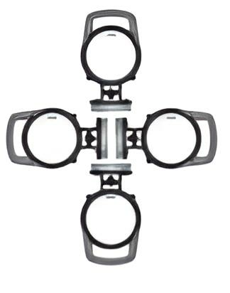 Faro da lavoro alogeno con supporto orientabile Ø 161mm - Ama
