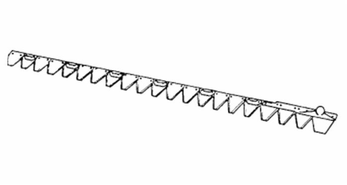 Lama 20 sezioni lughezza 1,52 mt adattabile Gaspardo - Ama