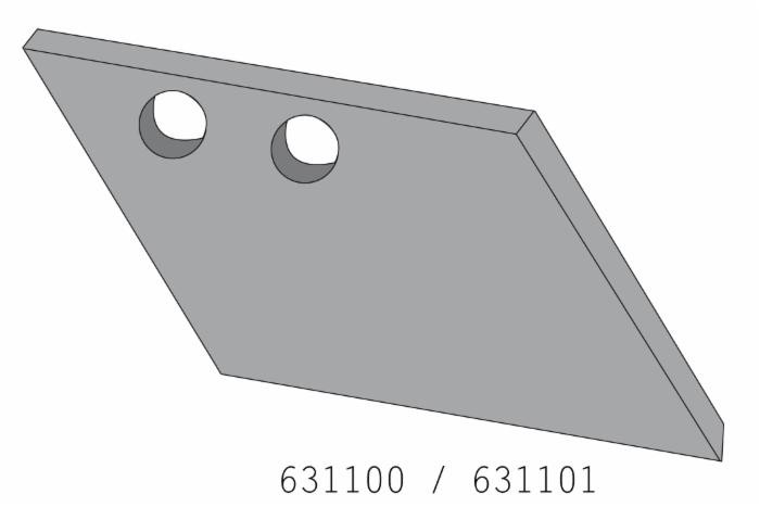 Vomerino adattabile Kuhn 631100 dx - Ama