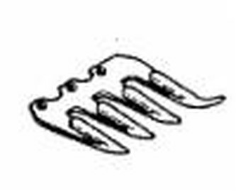 Primo dente completo adattabile BCS Duplex 59027955 e Gribaldi & Salvia - Bcs