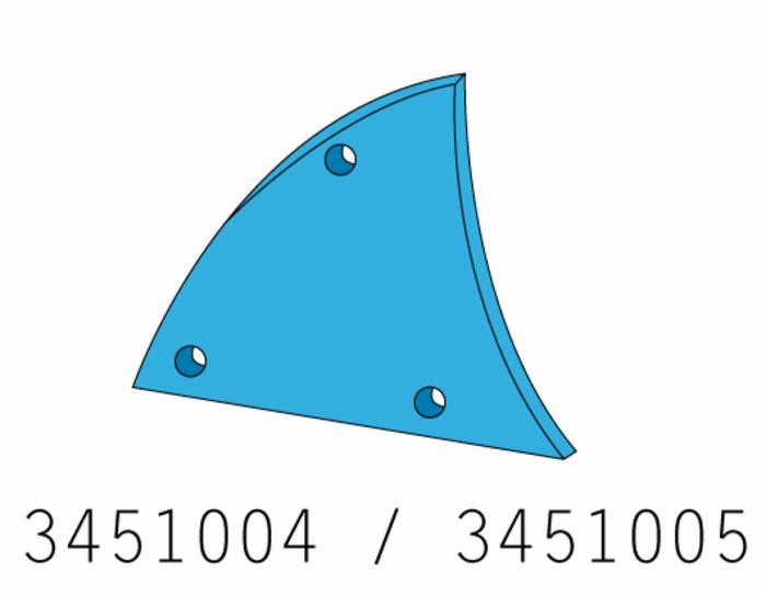 Preversoio adattabile Lemken C40 3451004 dx - Ama