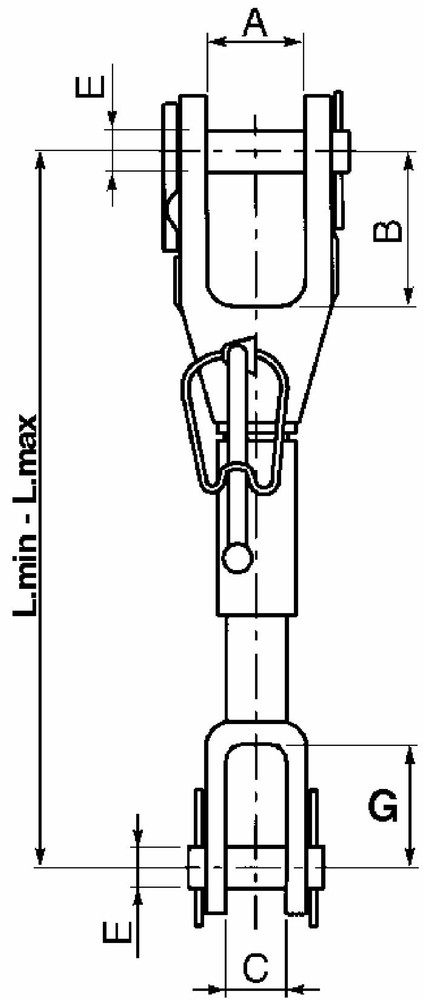 Braccio laterale sollevamento lunghezza 380-480mm - Ama