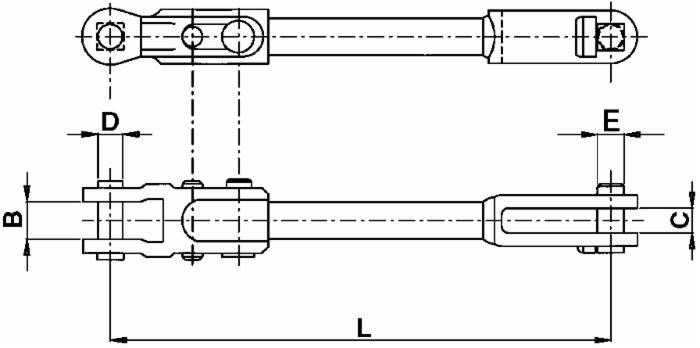 Braccio laterale sollevamento lunghezza 395-430mm compatibile Fiat 4983310 - Ama