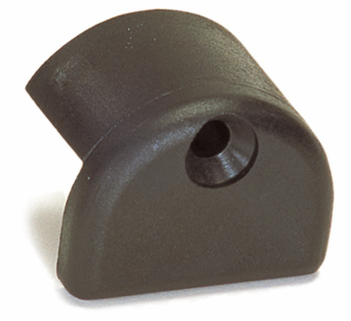 Blocchetto fissaggio vetro,larghezza 36mm,Ø foro 5mm - Ama