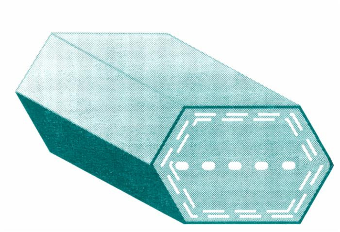 Cinghia esagonale AA 80" K - Ama