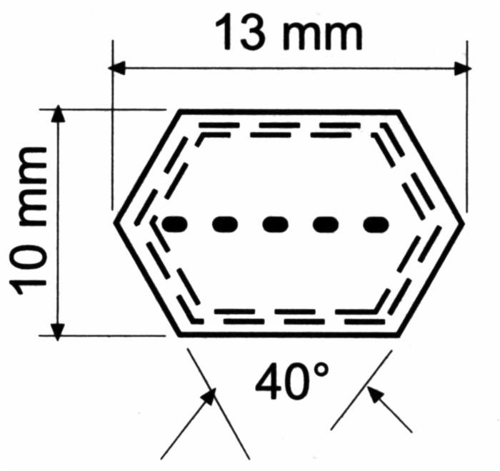 Cinghia esagonale AA 80" K - Ama