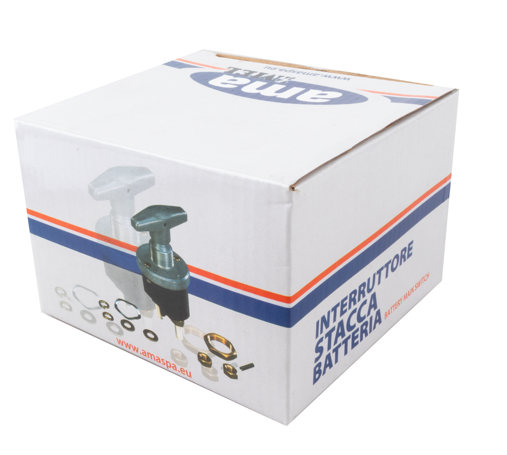 Interruttore staccabatteria ad azionamento manuale con maniglia fissa 250A - Ama