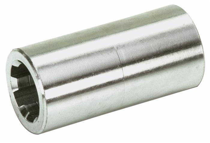 Bussola scanalata Ø 48 con profilo interno 1"3/8 con 6 scanalature e lunghezza 100mm - Ama