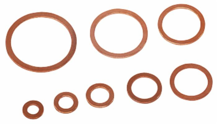 Rondella in rame 1/4"13x19x15 mm - Ama