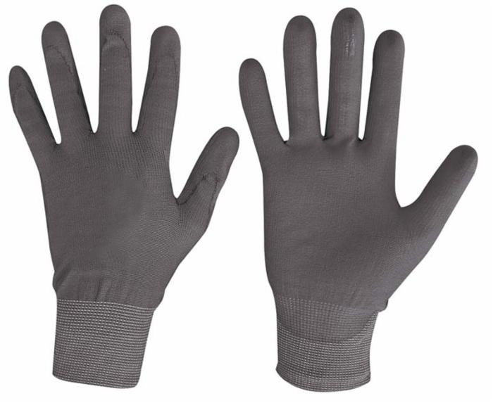 Guanto in poliuretano spalmato nero taglia M - Ama