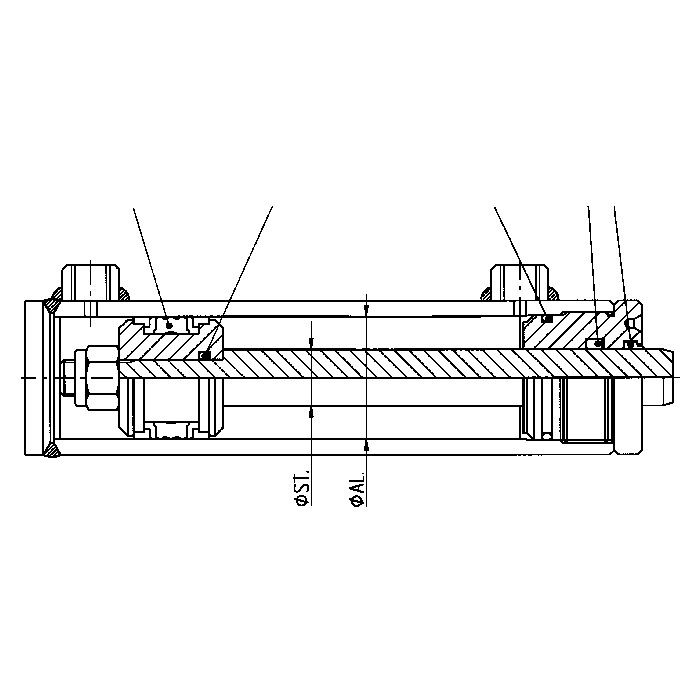 Kit guarn.pist.al.40 - 14x1.5 - Ama