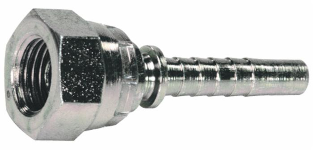 Raccordo femmina diritta a pressare filetto 1/4” tubo 1/4” - Ama Refluid