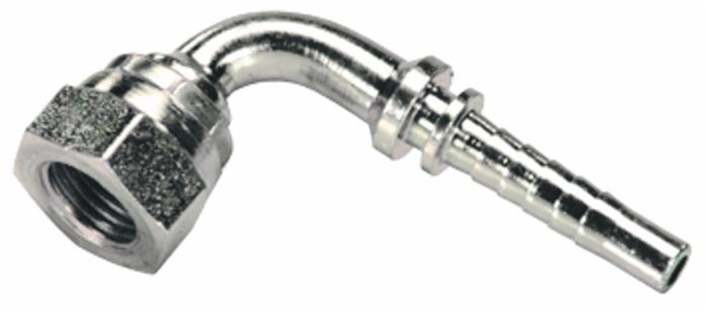 Raccordo femmina 90° a pressare filetto 1/4” tubo 1/4” - Ama Refluid