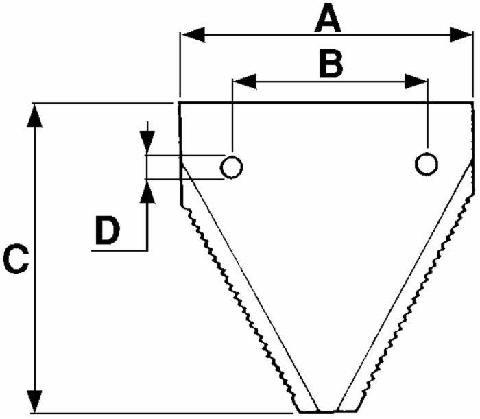 Sezione rigata svasata sotto adattabile a riferimento originale Gaspardo 21120243 - Ama