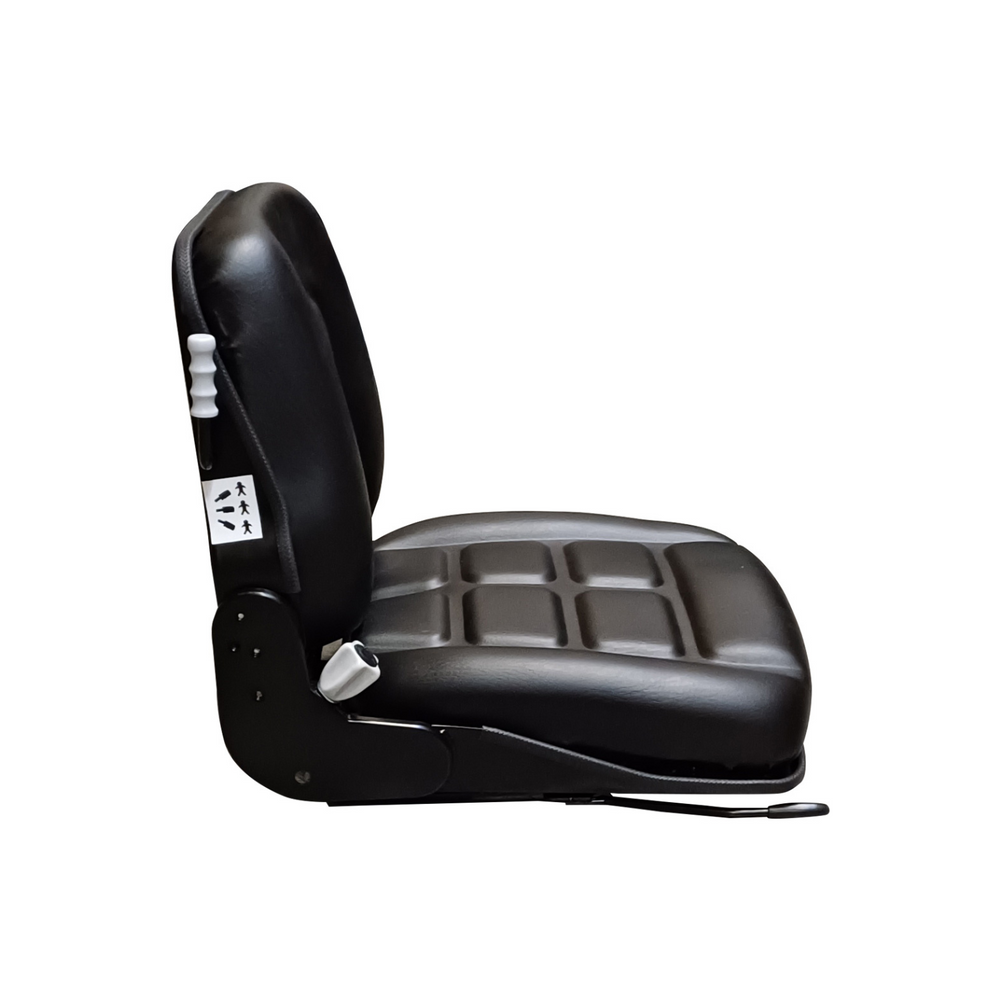 Sedile in ecopelle con guide pesanti e microswitch Ama - Seat Industries
