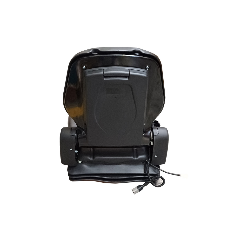 Sedile in ecopelle nero con molleggio pneumatico seatindustries - Seat Industries