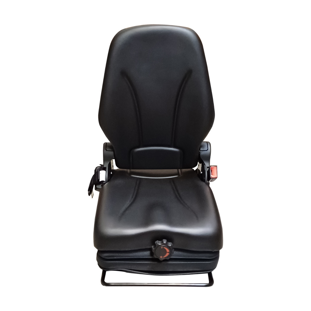 Sedile in ecopelle nero con molleggio meccanico seatindustries - Seat Industries