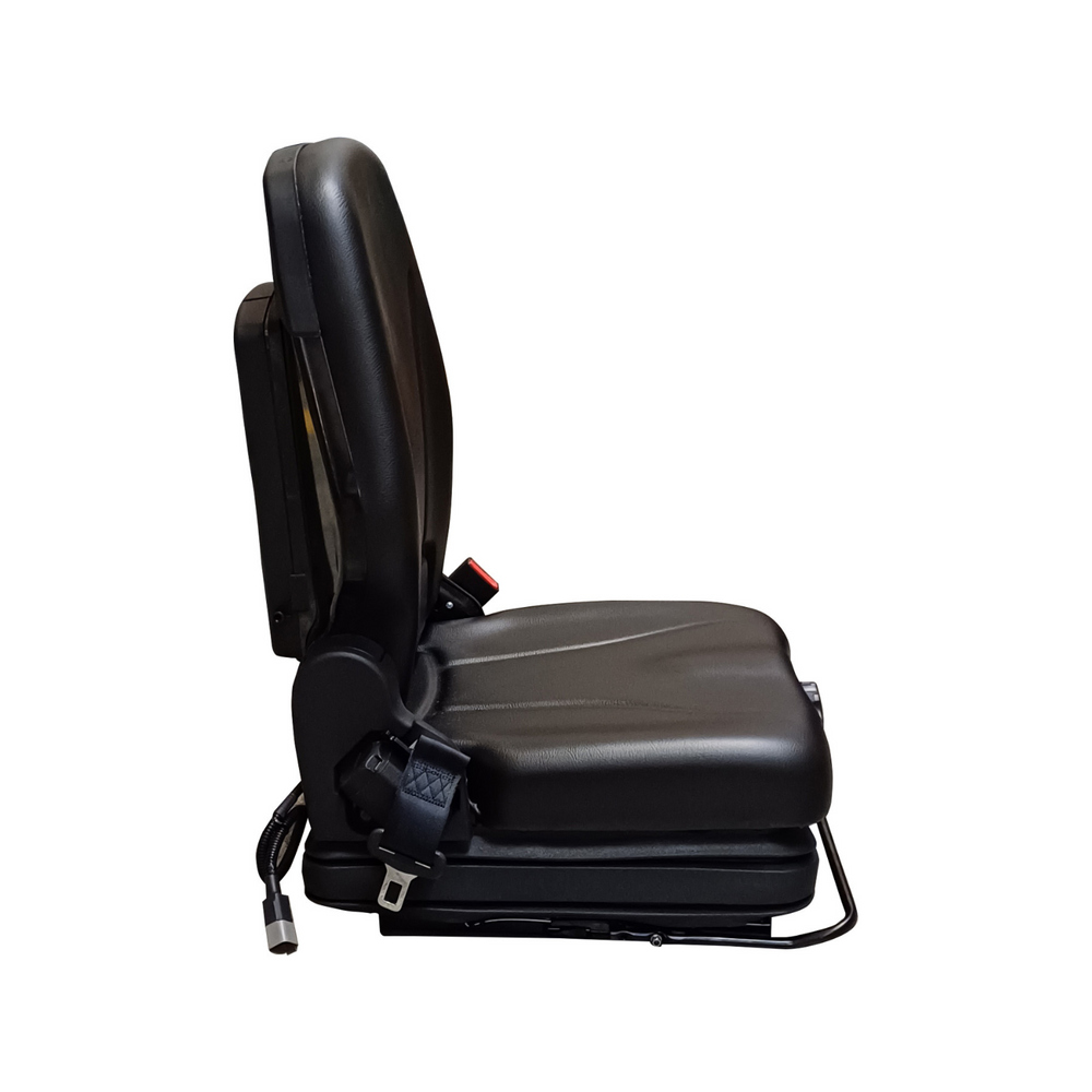 Sedile in ecopelle nero con molleggio meccanico seatindustries - Seat Industries