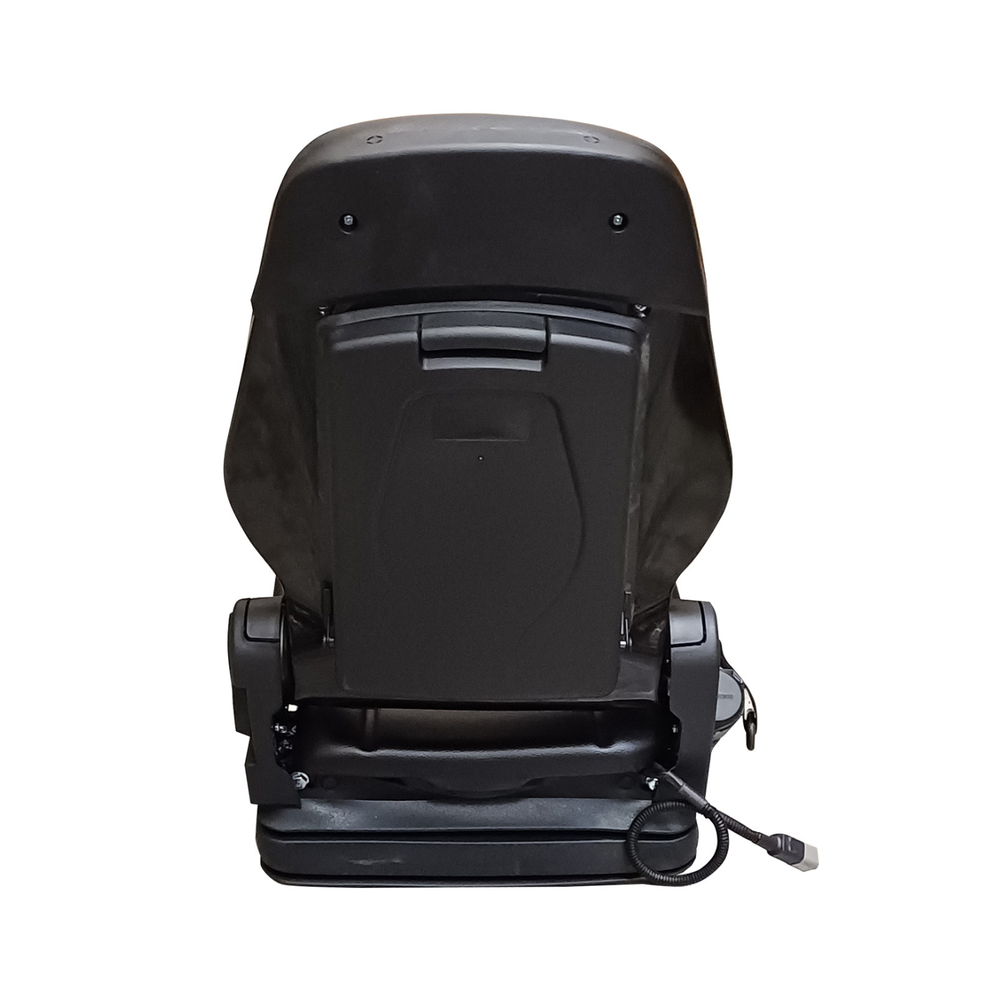 Sedile in ecopelle nero con molleggio meccanico seatindustries - Seat Industries