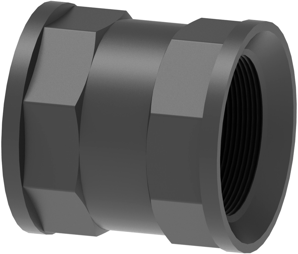 Manicotto femmina g 2" Arag 61 mm nero - Arag