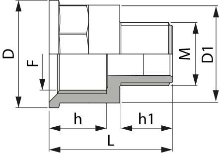 Riduzione f-m 2"-1"1/2 Arag 2452067 - Arag