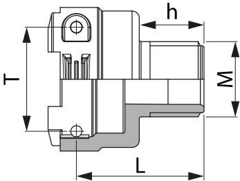 Raccordo t3f Arag 3/4"m filettato maschio - Arag