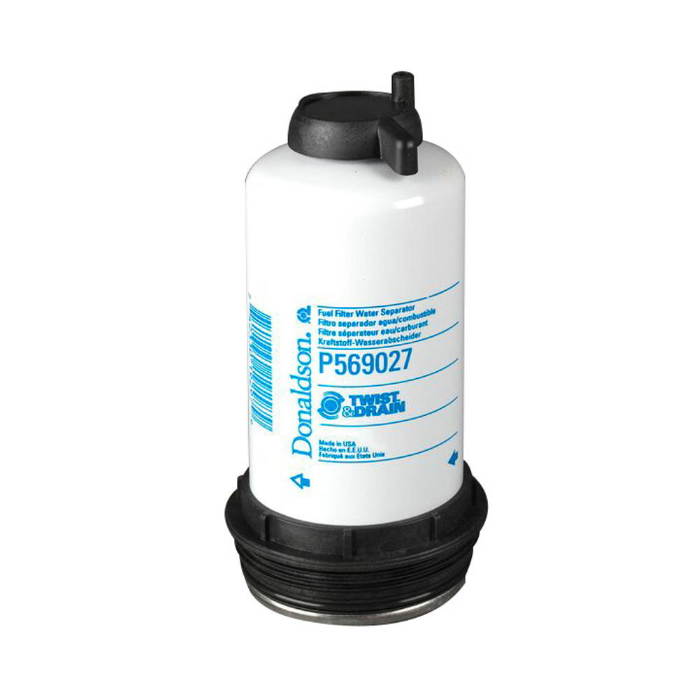 Filtro carburanti, separatore acqua avvitabile twist&drain rif. Donaldson p569027 - Donaldson