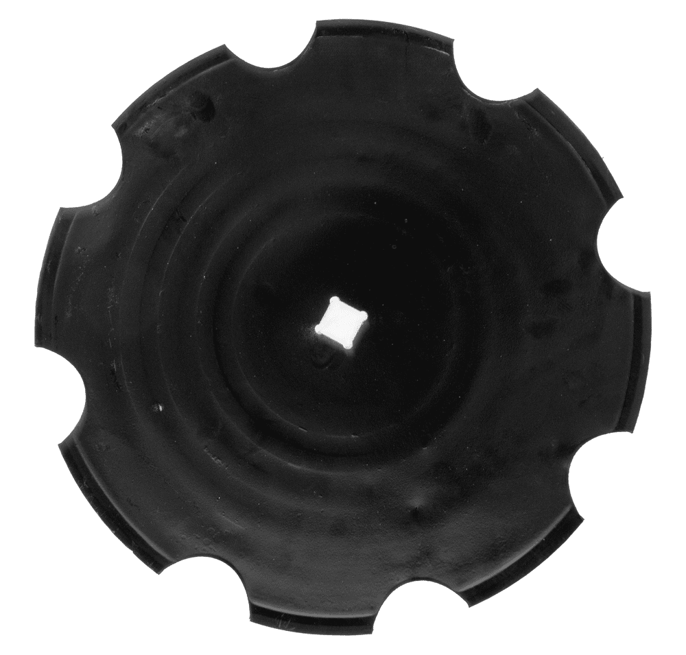 Disco frangizolle dentato ø 410x3 mm - foro quadro 26mm - Ama