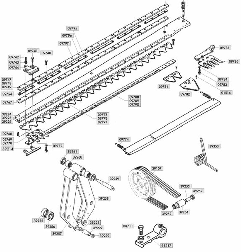 Sezione rigata adattabile al riferimento originale BCS 58027096 - Ama