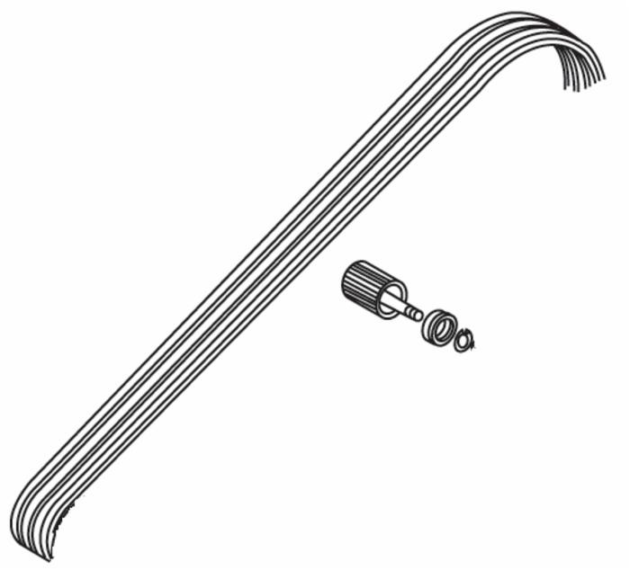 Rullo tendicinghia originale Gaspardo 21120121 - Gaspardo