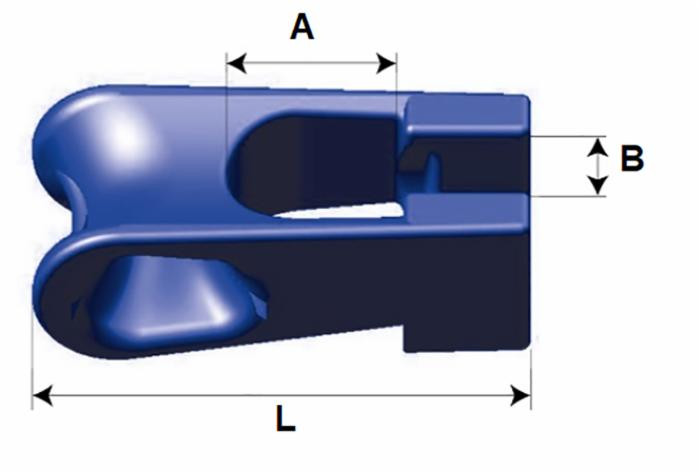 Guida gancio girevole G100 per fune - No brand
