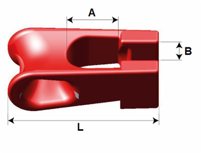 Guida gancio girevole G80 per fune - No brand