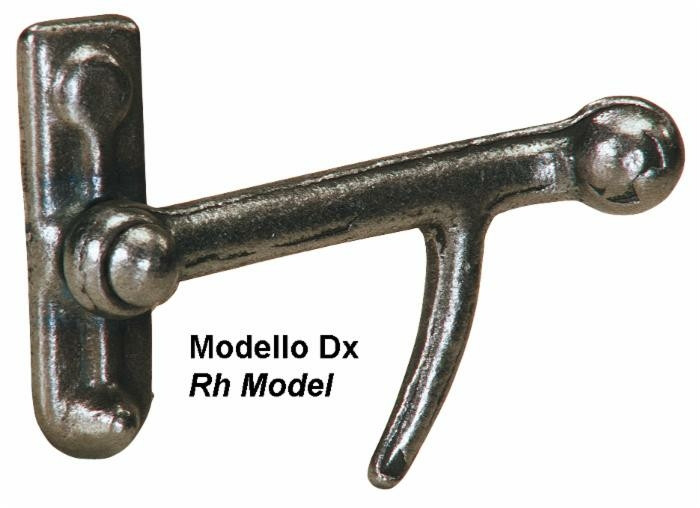 Chiusura a palla leggera Ø 13mm destra - Ama