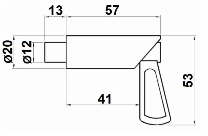 Chiusura a molla zincata Ø 12mm - Ama