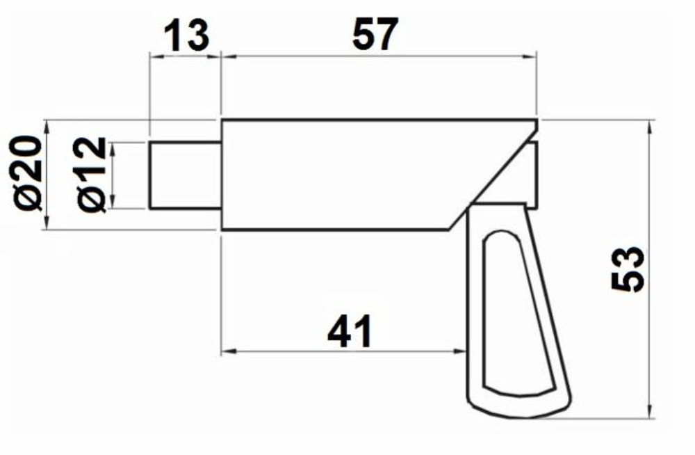 Chiusura a molla zincata Ø 12mm - Ama