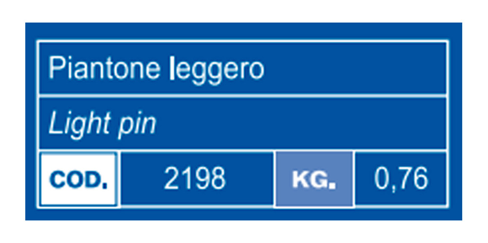 Piantone forgiato leggero per le chiusure a blocco Ø 28mm - Ama