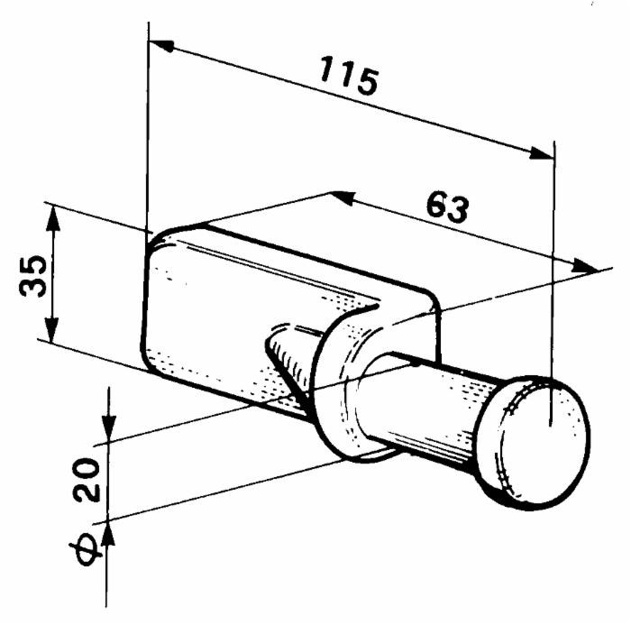 Piantone per chiusura Marotta Ø 20mm - Ama