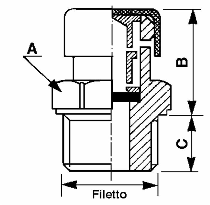 Tappo sfiato con protezione da M1/4" - Ama Refluid