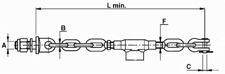 Catena imbrigliamento 3+3 adattabile a Same - Ama