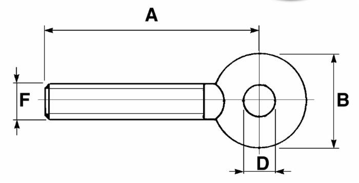 Tirante filettato M16x2 con testa tonda Dx - Ama